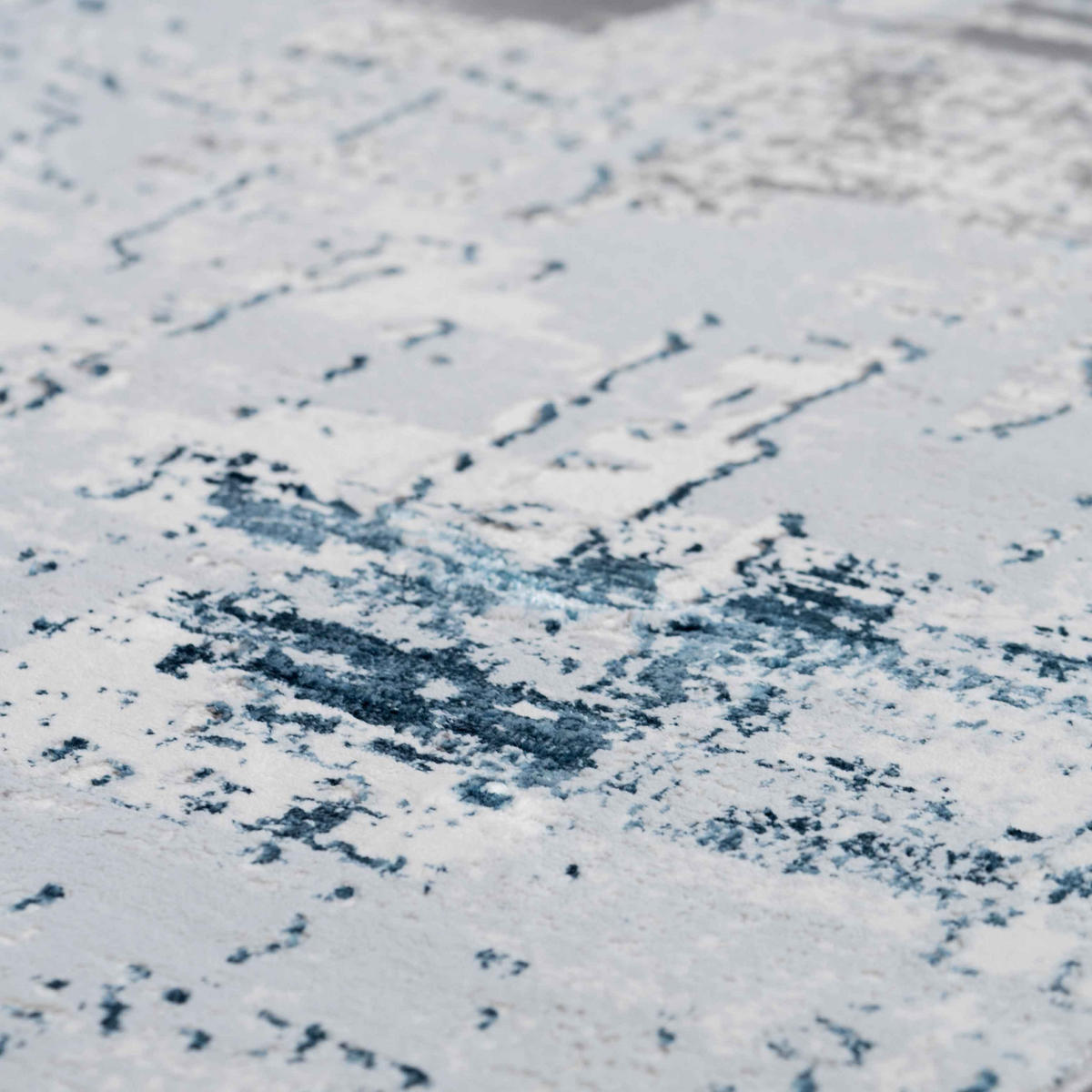 WEBTEPPICH Grace Blau - Blau, Textil (160/230cm) - Kukoon Rugs