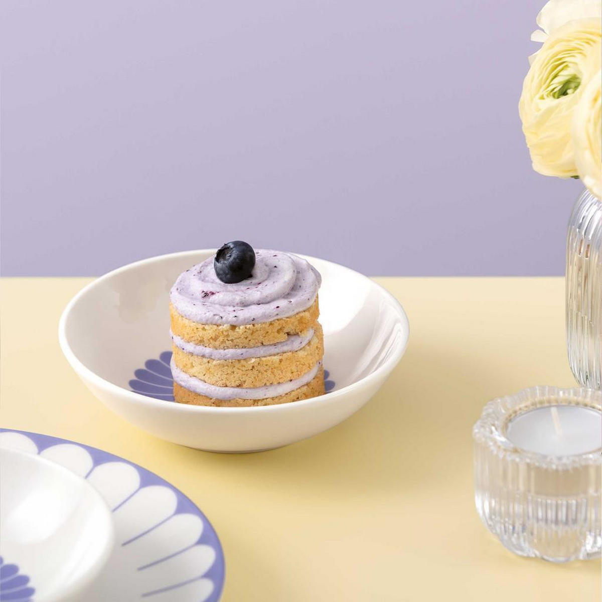 DESSERTSCHALEN Fleur Couleur Bleu ø 13,2 cm 6er Set - Blau, Keramik (13.2cm) - Villeroy & Boch