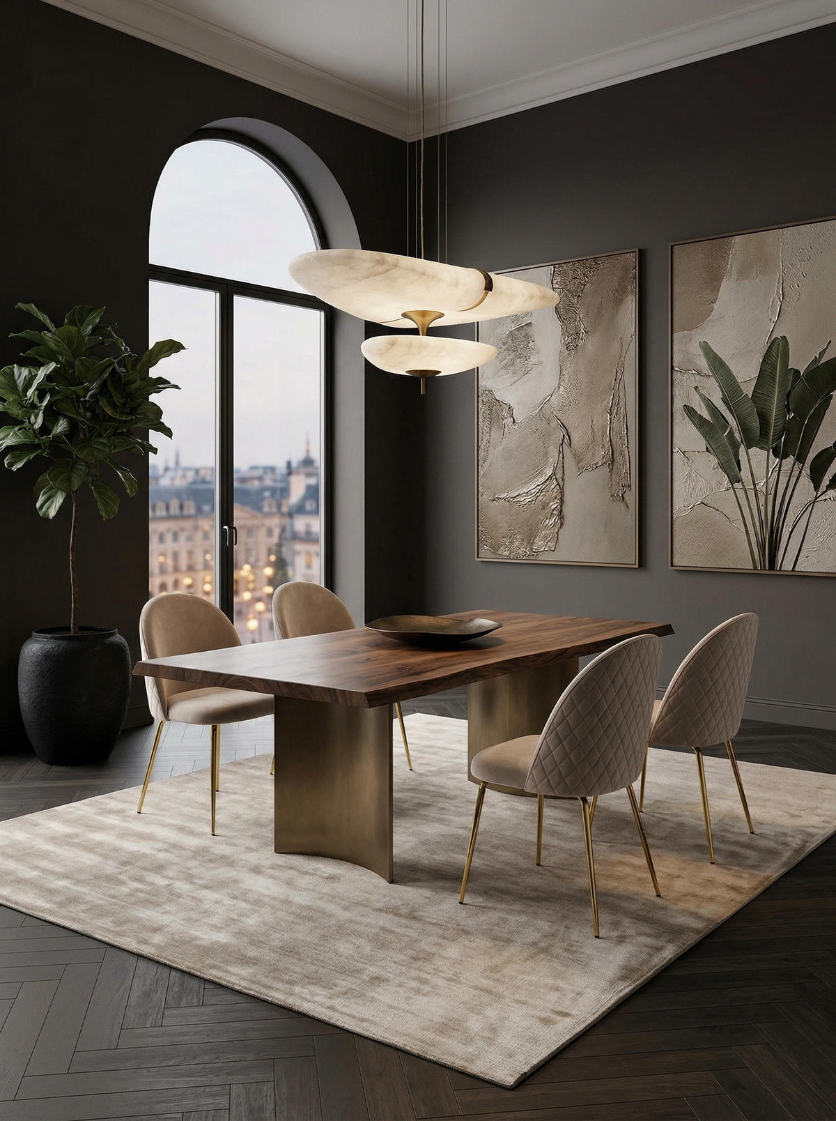 ESSZIMMERSTUHL 2er Set Samtbezug mit Metallgestell Schalenform Skandinavisch gepolstert, Beige 53x50x87 cm - Beige/Goldfarben, Textil/Metall (53/87/50cm) - KADIMA DESIGN