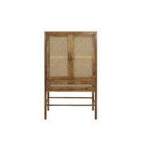 SCHRANK Nipas Braun 90/45/160 cm - Braun, Holz (45/160/90cm) - Light & Living