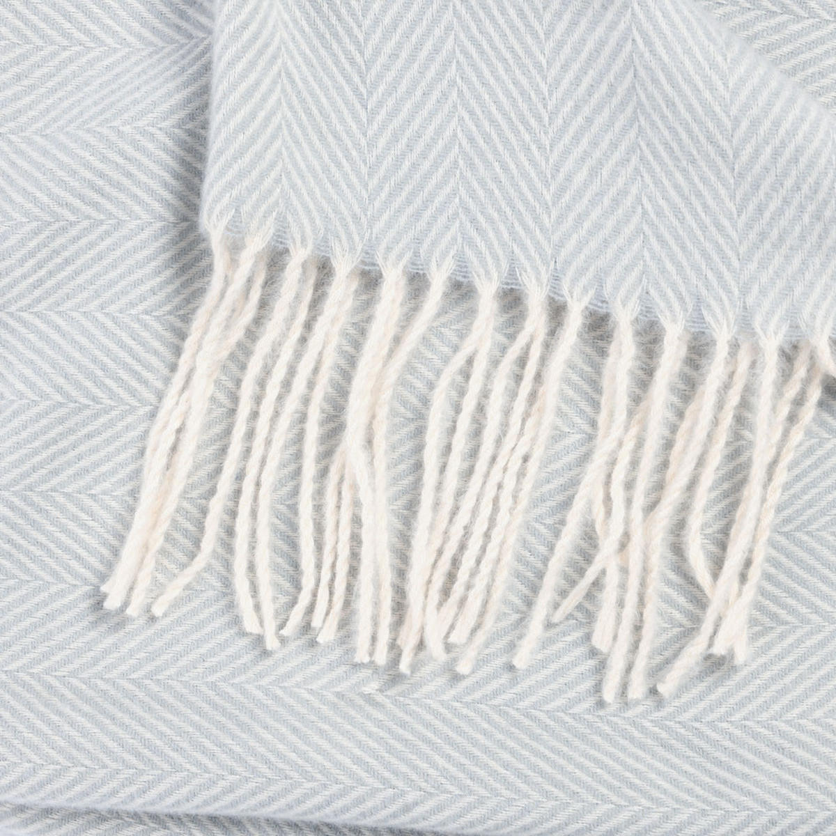 WOLLDECKE MILA - Farbe: Grau, Größe: 140 x 200 cm - Grau, Kunststoff (140/200cm) - Home Deluxe