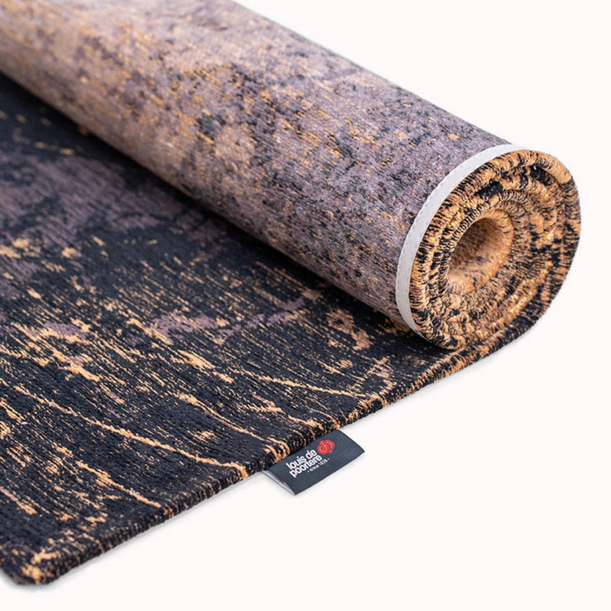 TEPPICH Deep Mine Mad Men Cracks 80/150 cm - Orange, Textil (80/150cm) - Louis De Poortere