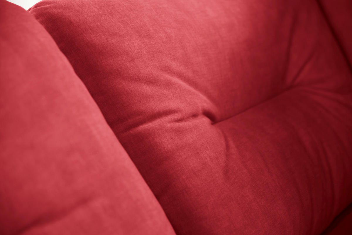ROHOVÁ POHOVKA 250 cm v červenej - červená, textil (250/200cm) - Home Collective