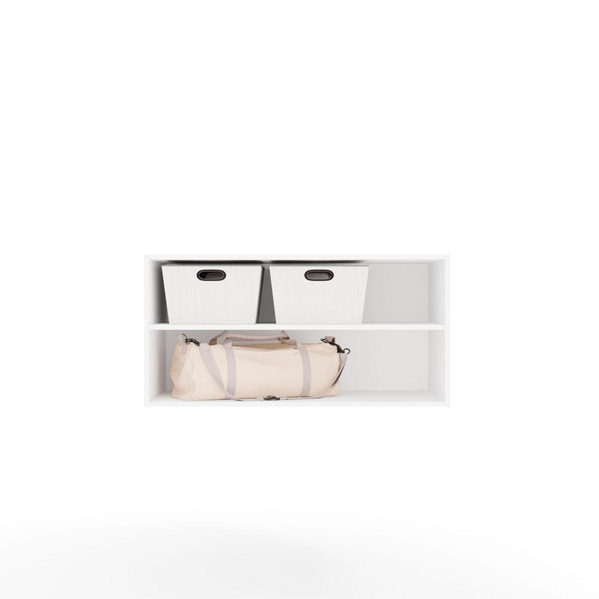 SCHRANK Weiß 100/50/50 - Weiß, Holzwerkstoff (100/50/50cm) - RAUMHIRSCH FURNITURE
