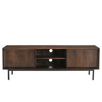 TV-SCHRANK aus Akazienholz 150x40x50cm, dunkelbraun - Dunkelbraun, Holz (150/150/40cm) - Livingfurn