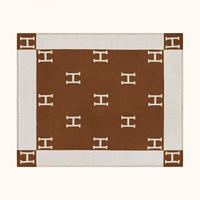 WOHNDECKE Double 175/140 cm - Braun, Textil (140/175cm)