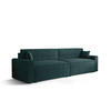 DOPPELSOFA Mira mit Schlaffunktion - Türkis/Dunkelgrün, Textil (292/90/85cm) - SIMKAM Furniture
