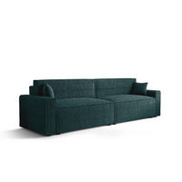 DOPPELSOFA Mira mit Schlaffunktion - Türkis/Dunkelgrün, Textil (292/90/85cm) - SIMKAM Furniture