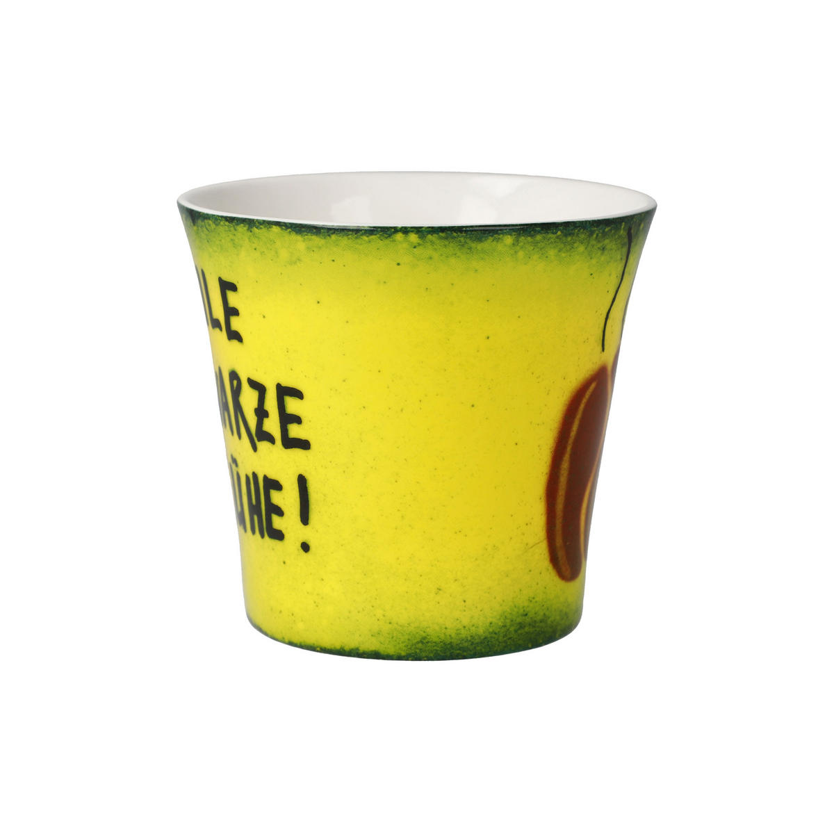 TEETASSE Frank Hummel - Geile schwarze Brühe, Fine Bone China, Bunt, 350 ml - Multicolor, Keramik (0.35L) - Goebel