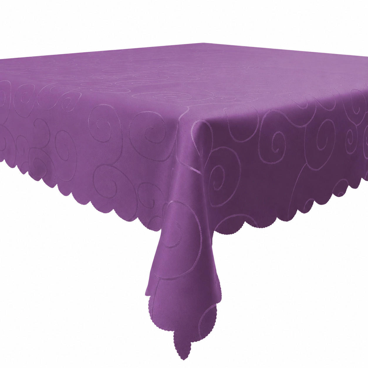 TISCHDECKE 130/340 cm Ornamente Lila - Lila, Textil (130/340cm) - TiborTex