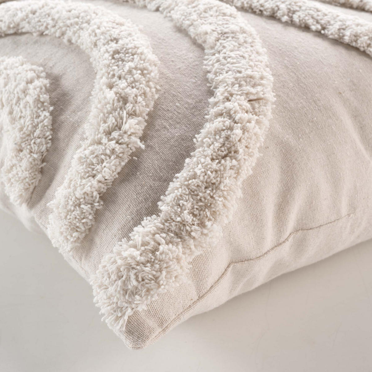 ZIERKISSEN Zita 40/40 cm - Creme, Textil (40/40cm) - Douceur d´intérieur