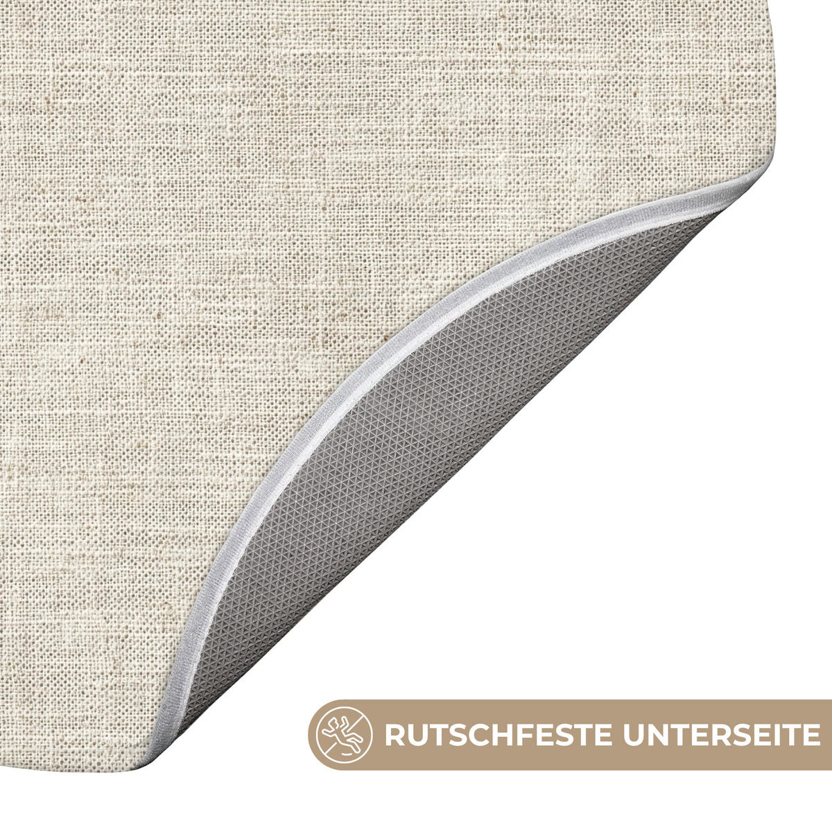 KOUPELNOVÁ PŘEDLOŽKA Povlečení - Textura - Béžová 70x70 cm - béžová, textil/plast (70/70cm) - OnlyWow