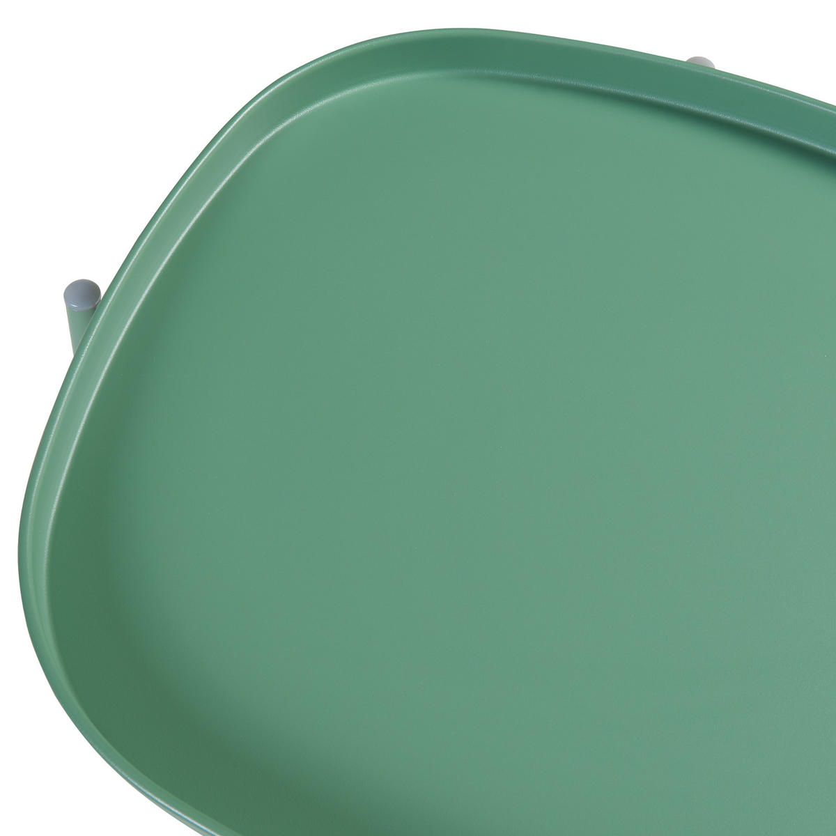 TABLETTTISCH Sandefjord - Grün, Metall (46/46/53cm) - [en.casa]