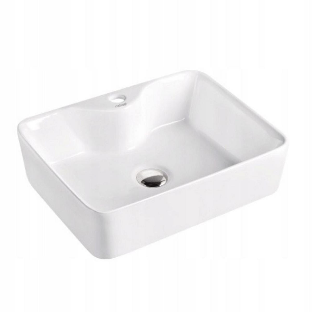 WASCHBECKEN, weiß 47/37/14 cm - Weiß, Keramik (47/14/37cm) - Rebiko