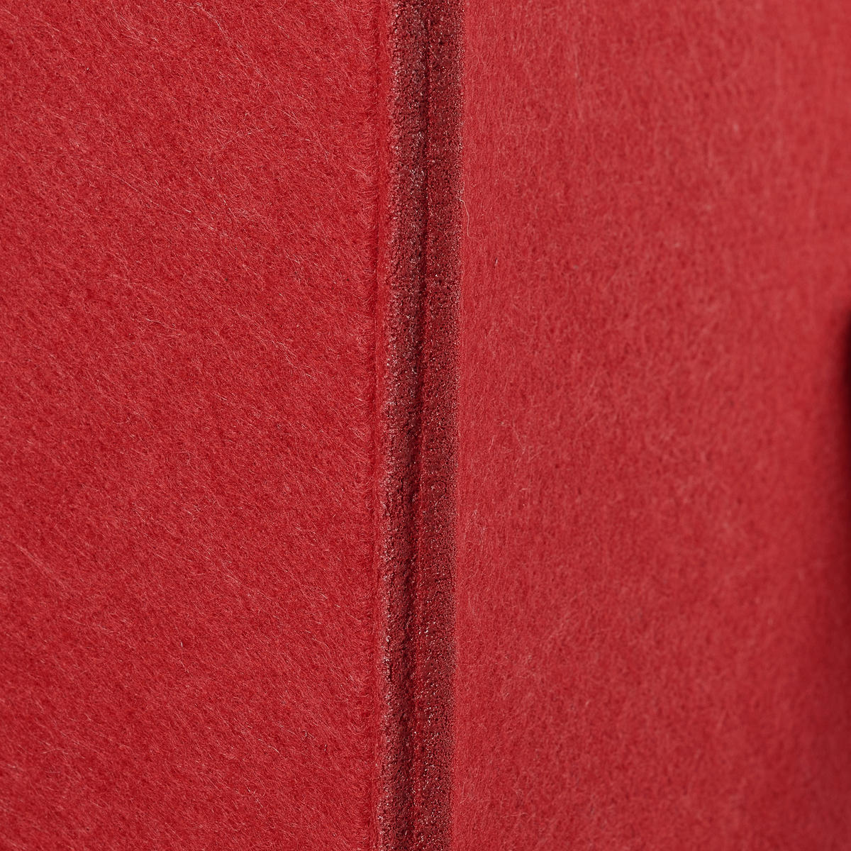 KAMINHOLZTASCHE - Rot, Textil (25/25/50cm) - Relaxdays