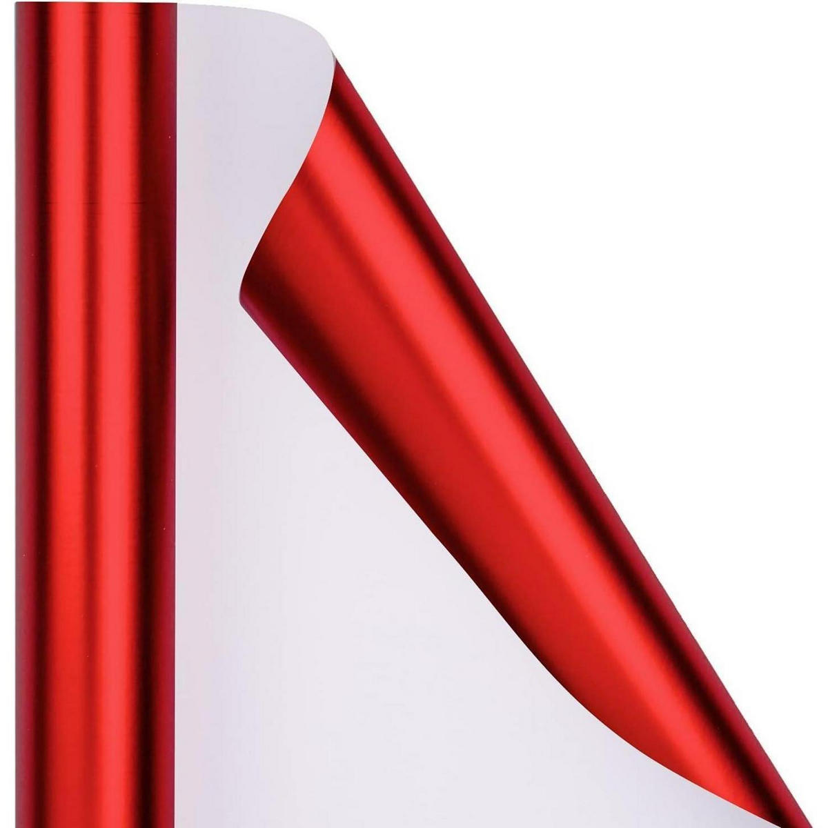 GESCHENKPAPIER Rot 44 cm x 10 m - Rot, Papier (4/44/4cm)
