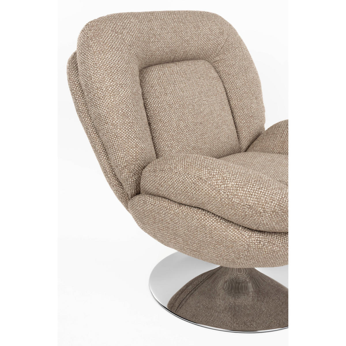 SESSEL Romy Braun - Braun, Kunststoff (80/86/94cm) - Housecraft Living