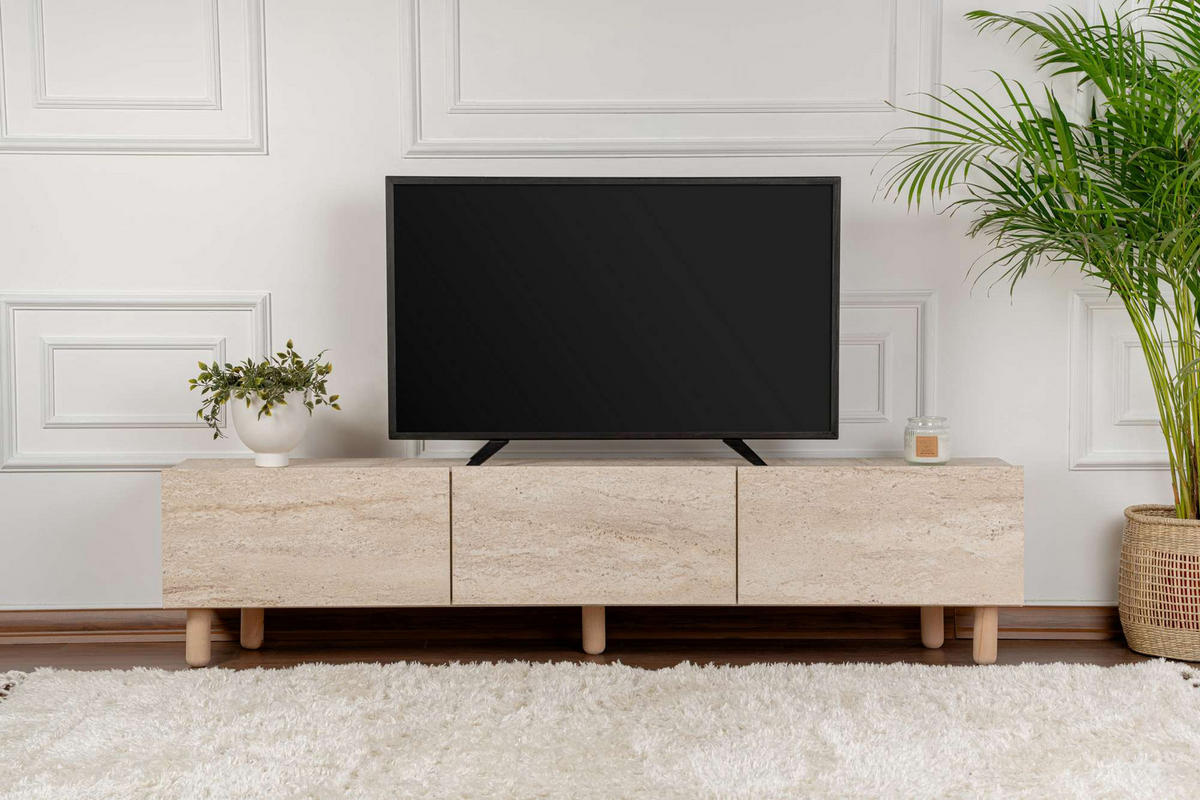 TV-MÖBEL alvin beige - Beige, Holz (31/42/180cm) - Habitat Garten