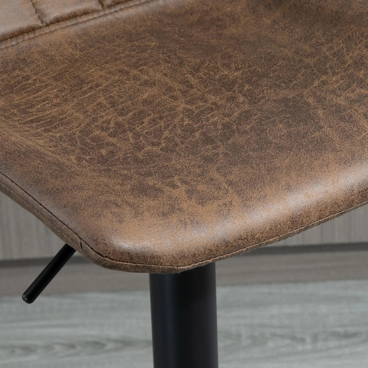 BARHOCKER DE-35987 2er Set mit Rückenlehne Braun - Braun, Metall (46.5/110/43cm) - ComfortXL