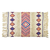 TEPPICH Boho Mehrfarbig 90/60/2 cm Textilien - Multicolor, Textil (60/90cm) - Mondex