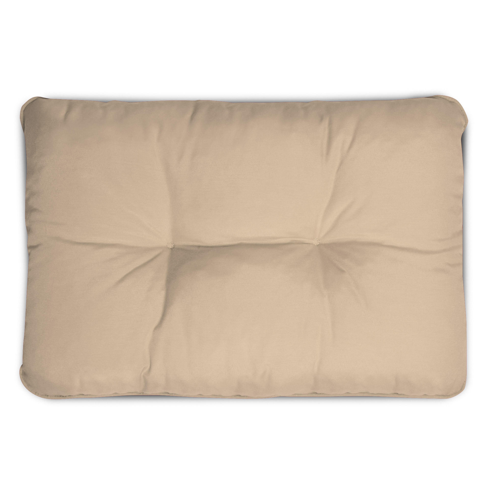 Beautissu Loungekissen Natur 40x12x50 cm