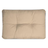 LOUNGEKISSEN Flair Outdoor Rücken 50/40/12cm Natur - Naturfarben, Textil (40/12/50cm) - Beautissu 