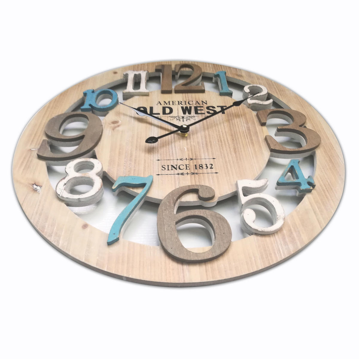 WANDUHR Braun 5/50/50 cm - Braun, Holzwerkstoff (5/50/50cm) - Mobili Rebecca