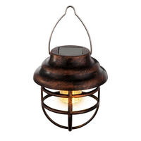 LED AUSSENLEUCHTE Solar rostfarben - Braun, Metall (8/8/14cm)