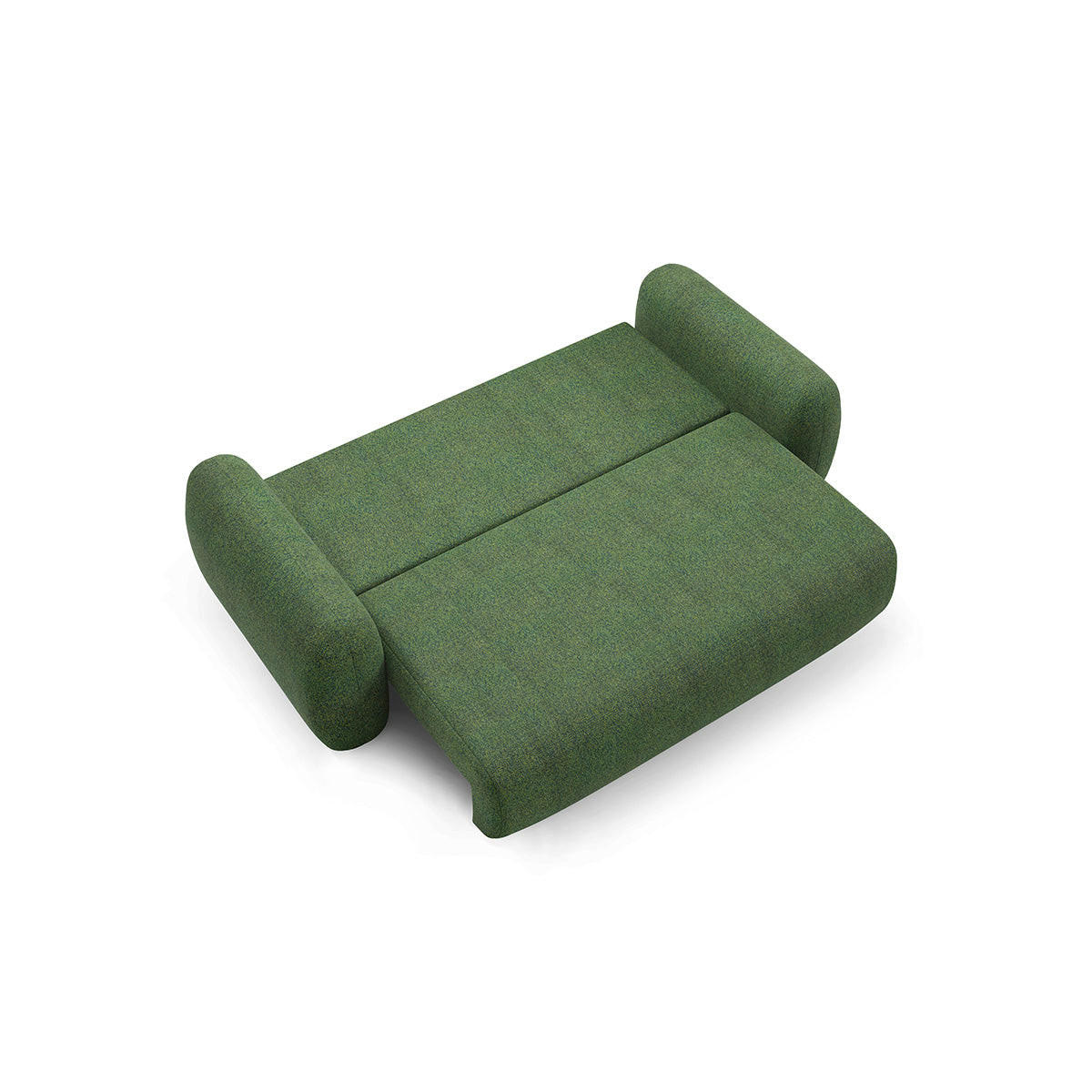 SOFA Carmela 3 Sitzplätze Grün - Grün, Holz (266/95/121cm) - Petits-meubles