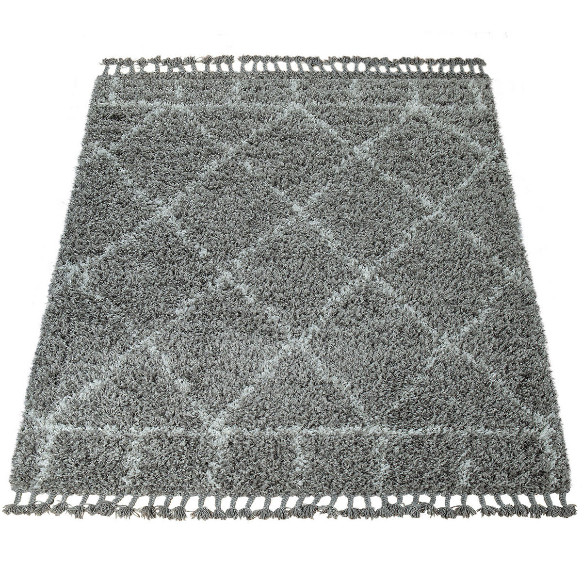 HOCHFLORTEPPICH 160/230 cm Nador 755 - Grau, Textil (160/230cm) - Paco Home