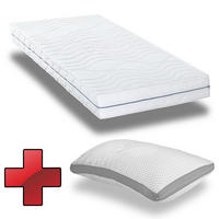 KALTSCHAUMMATRATZE Premium 100x200 cm - Weiß, Textil (100/200cm) - Supportho