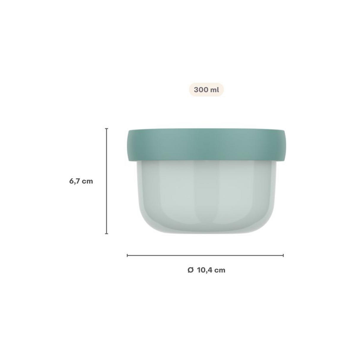 FRUCHTBOX Campus Food Fest 300 ml - Violett/Lila, Kunststoff (6.7/10.4/6.7cm) - Mepal