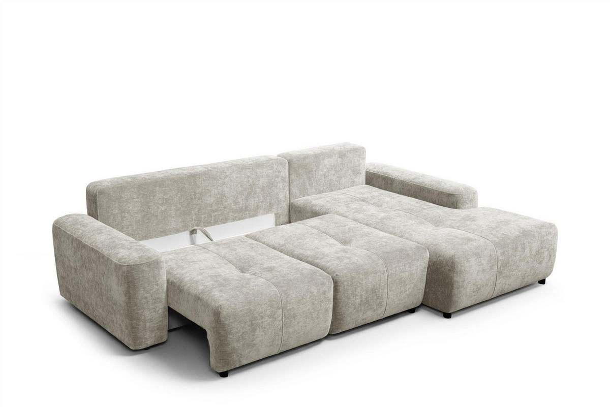 ECKSOFA Argos In Vibe - Beige, Holzwerkstoff/Textil (267/170cm) - Fun Möbel