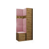 GARDEROBEN-SET Orion XXIV - Eiche Artisan/Rosa, Holzwerkstoff/Kunststoff (82/186/46cm) - MIRJAN24
