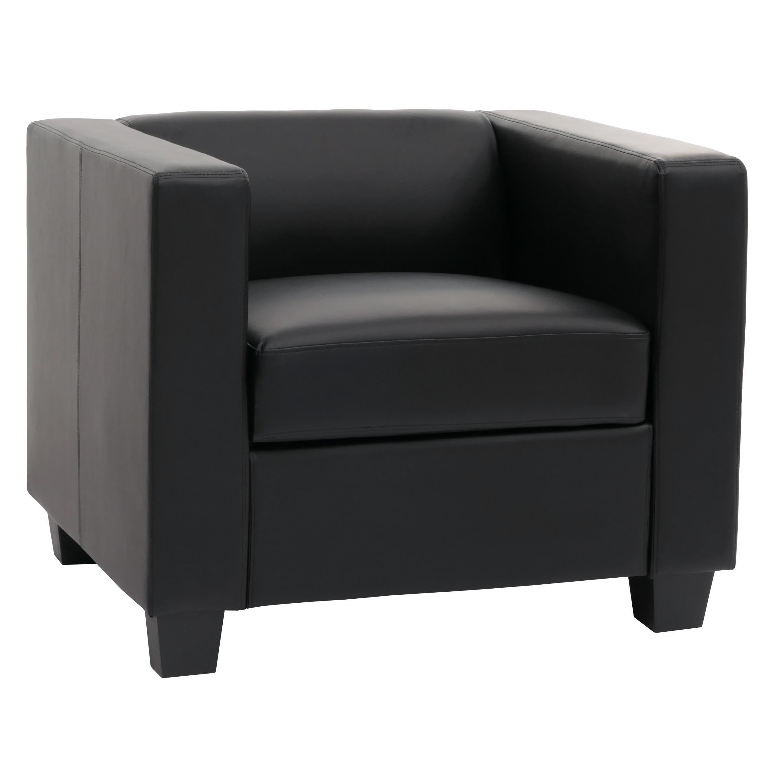 SESSEL LOUNGESESSEL Schwarz - Schwarz, Textil (86/70/75cm) - MCW