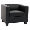 SESSEL LOUNGESESSEL Schwarz - Schwarz, Textil (86/70/75cm) - MCW