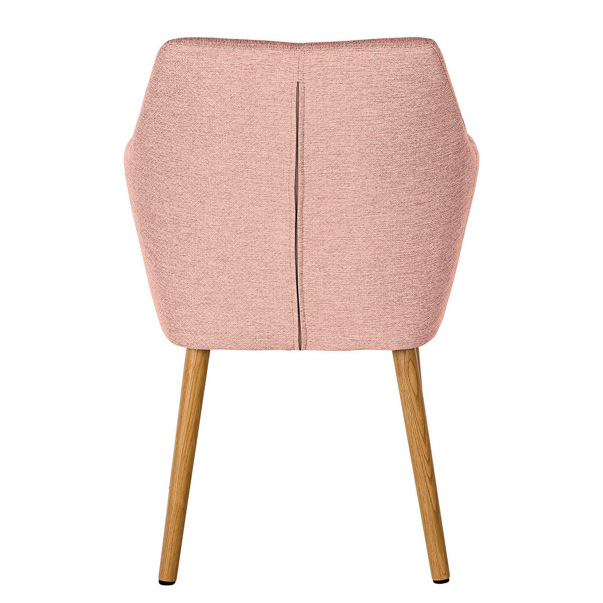 ARMLEHNENSTUHL - Eichefarben/Rosa, Textil (58/84/58cm) - home24