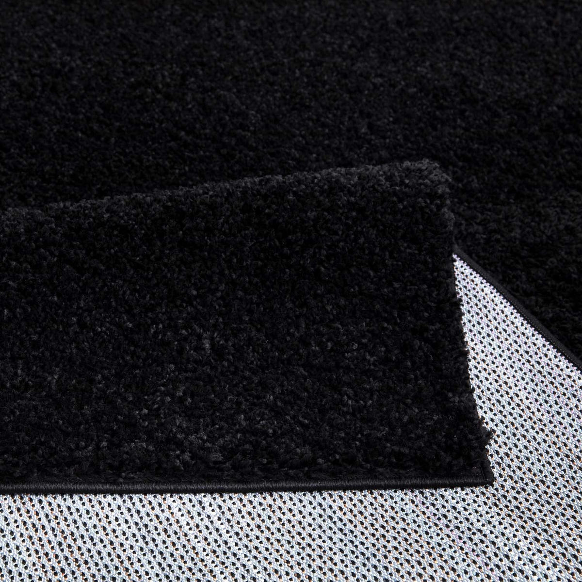 HOCHFLOR-TEPPICH City Shaggy 500 Schwarz 200x290 cm - Schwarz, Textil (200/290cm) - carpet city