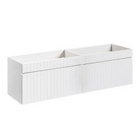 SKŘÍŇKA POD UMYVADLO 160cm Zelie Bílá - bílá, kompozitní dřevo (160/46/45cm) - Petits-meubles
