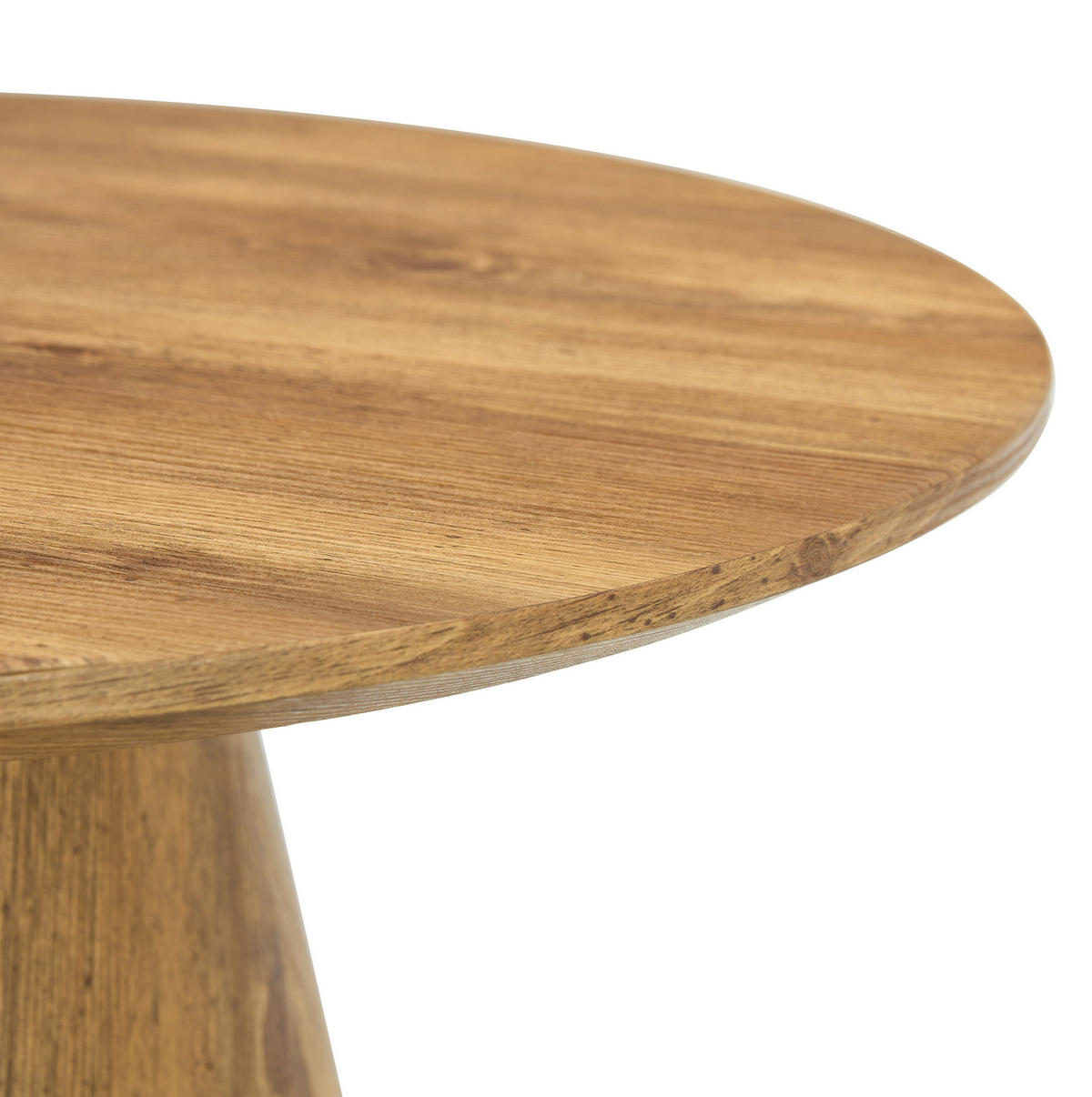 COUCHTISCH 60/60/35 cm in Holzoptik aus MDF–rund und vielseitig - Naturfarben, Holzwerkstoff (60/60/35cm) - Flora Grace