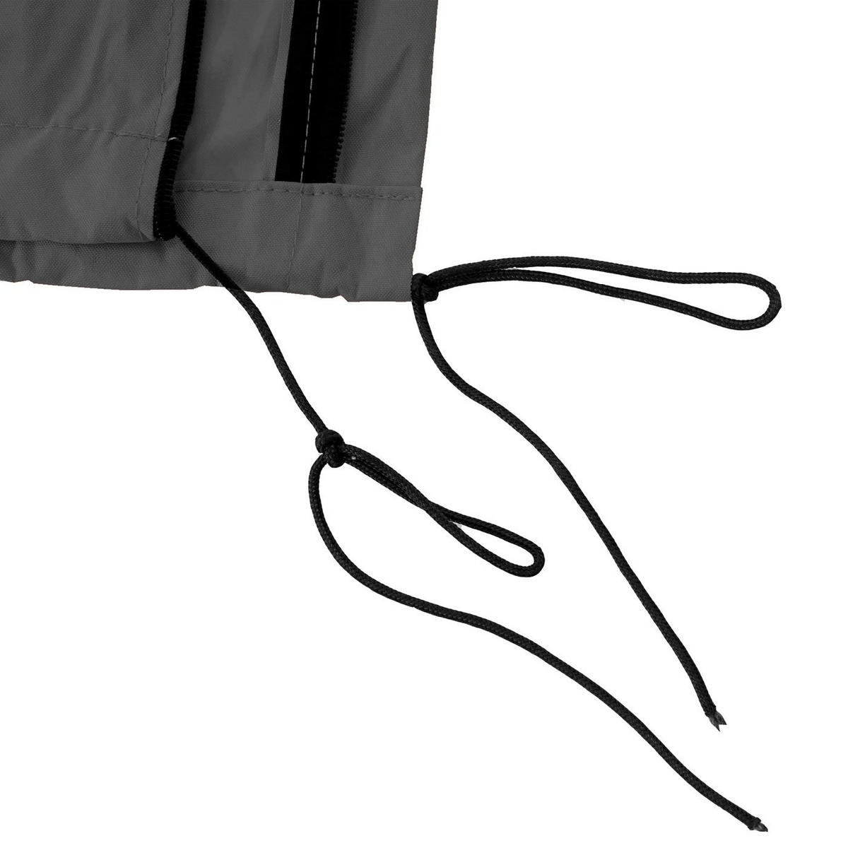 SCHIRMHÜLLE für Ampelschirm bis 4,3 m (3x3 m) HxBxT 240x60x60cm anthrazit mit Reißverschluss - Anthrazit, Textil (60/240/60cm) - PROREGAL