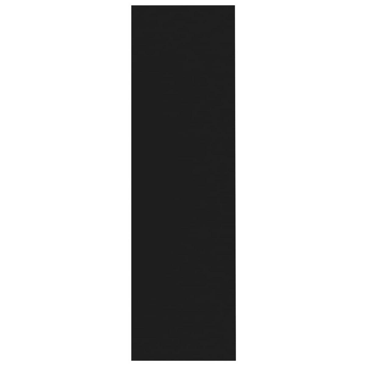 BÜCHERREGAL mit 8 Fächern 97,5/29,5/100 cm aus Holzwerkstoff Schwarz - Schwarz, Holz (97.5/100/29.5cm) - vidaXL