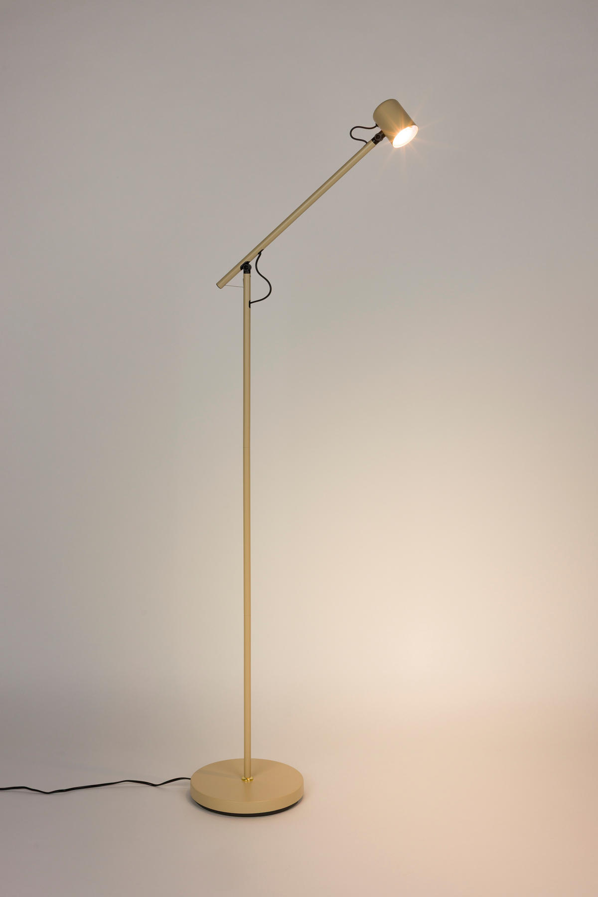 STEHLAMPE Aero - Beige - 57.5/25/120 cm - Beige, Metall (57.5/25/120cm)
