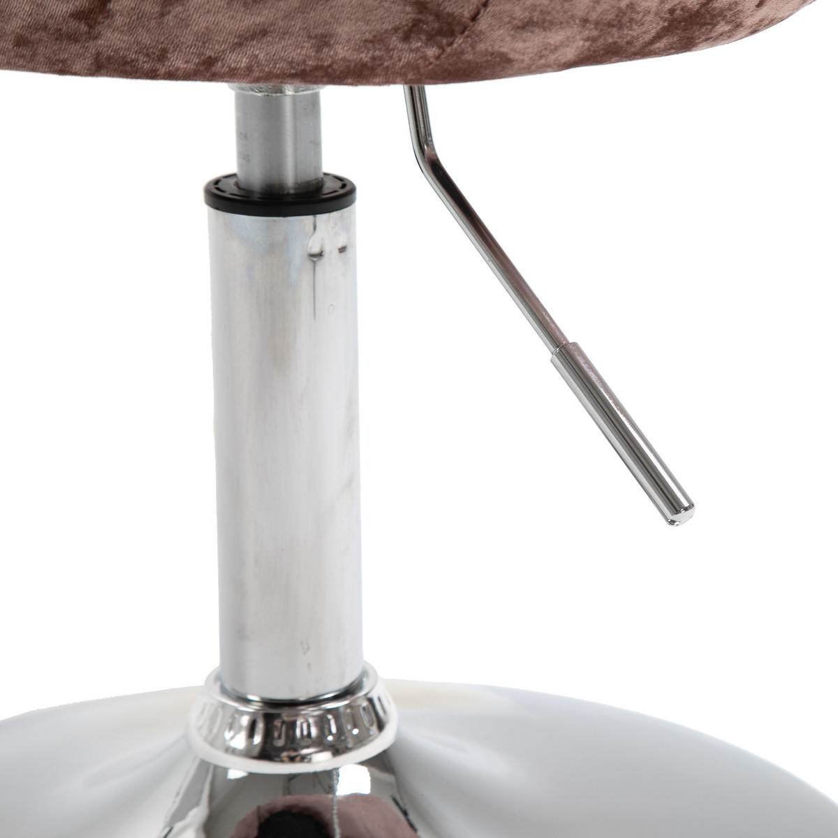 COCKTAILSESSEL HAVANNA Samt Champagner - Silberfarben/Goldfarben, Textil (62/88/58cm) - SVITA