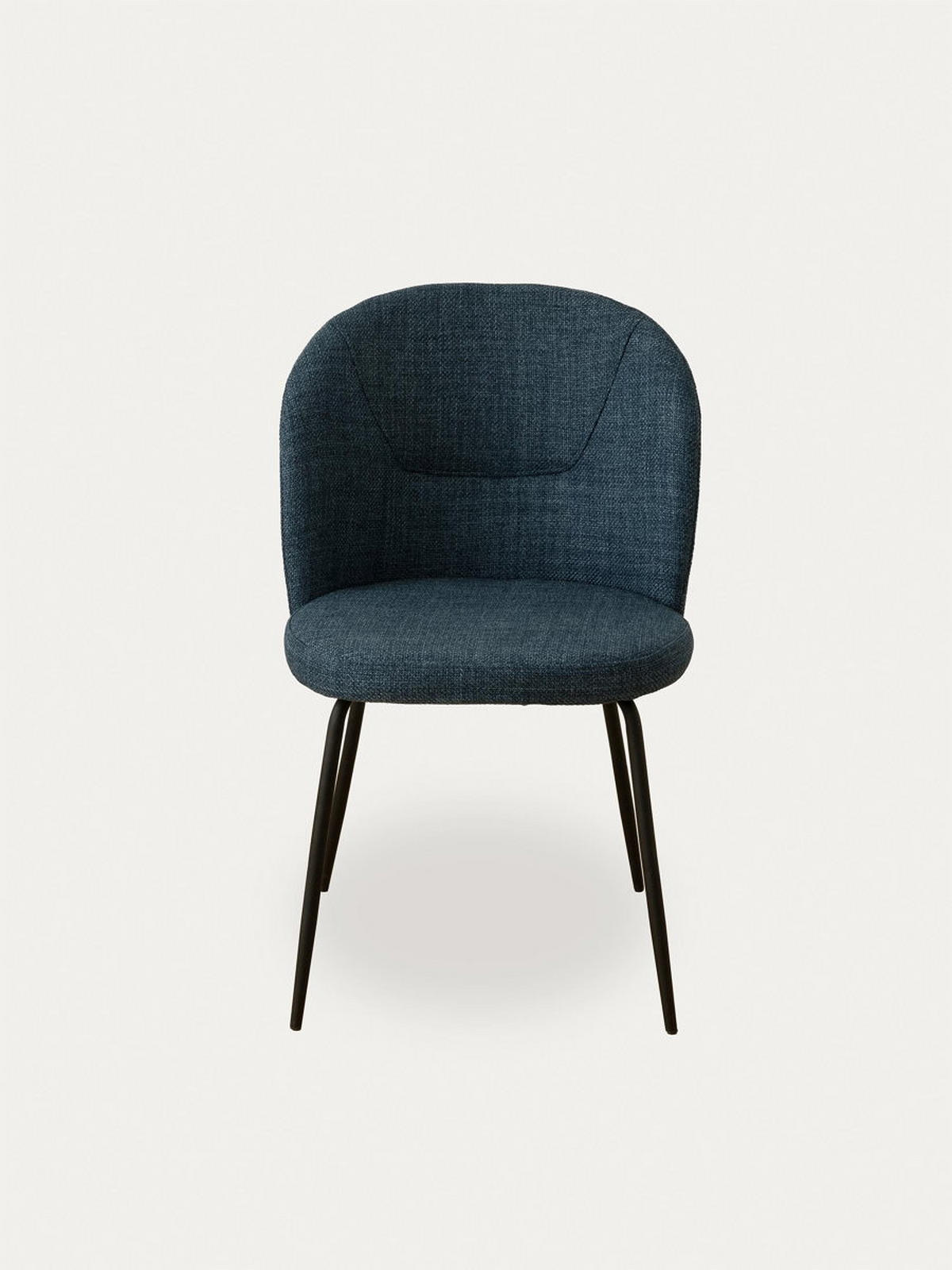 STUHL Beiz Blau 54 cm x 81 cm - Blau, Textil (54/81/59cm) - Kenay Home