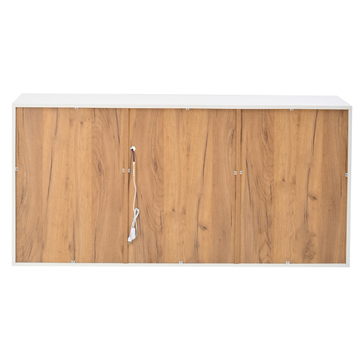SIDEBOARD DE-37774 mit 4 Schubladen und LED-Beleuchtung Weiß - Weiß, Holzwerkstoff (140/70/40cm) - ComfortXL