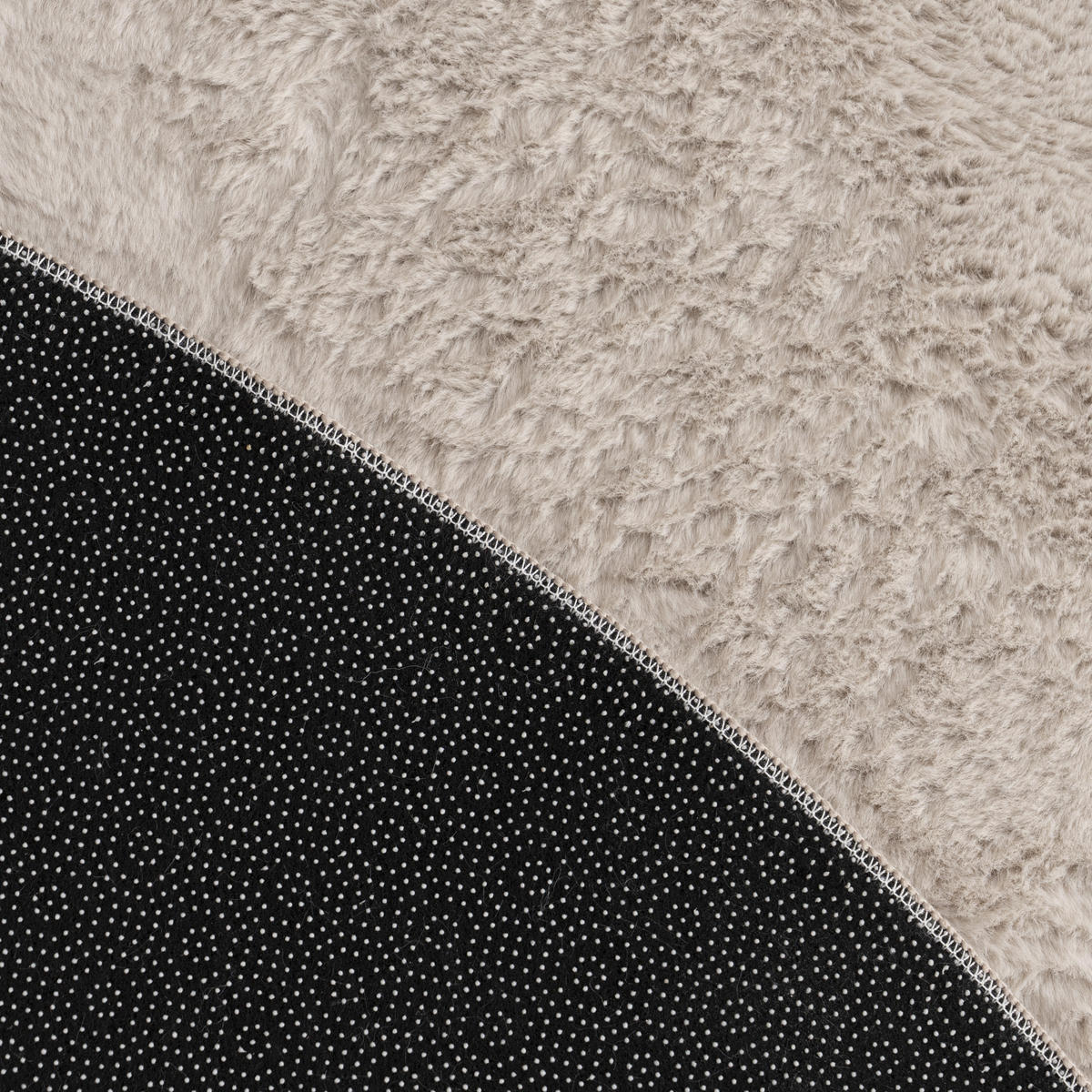 HOCHFLORTEPPICH 200/200 cm Soft 380 - Beige, Textil (200/200cm) - Paco Home