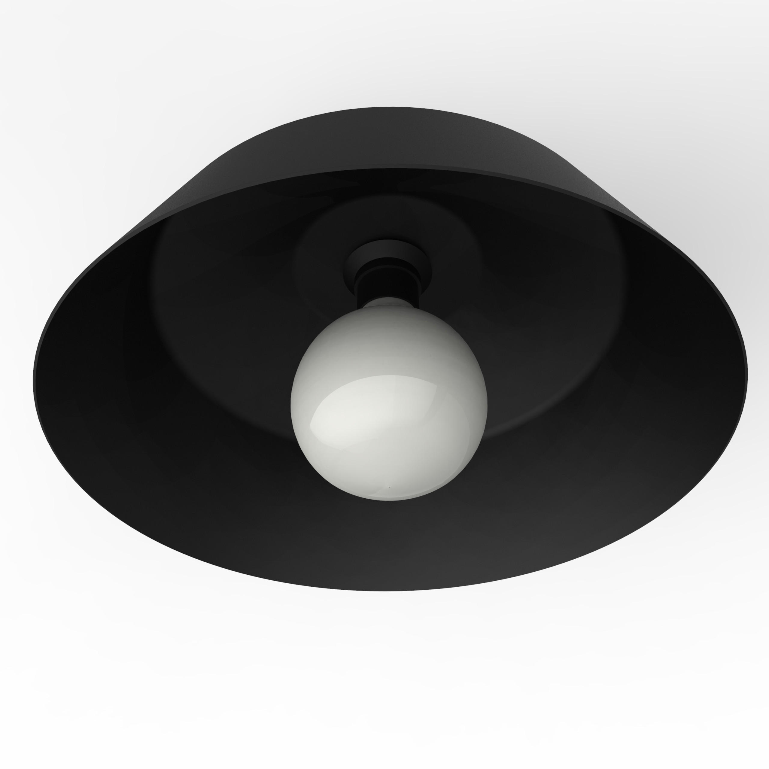 DECKENLEUCHTE - Schwarz, Metall (35/35/20cm) - Lumicom