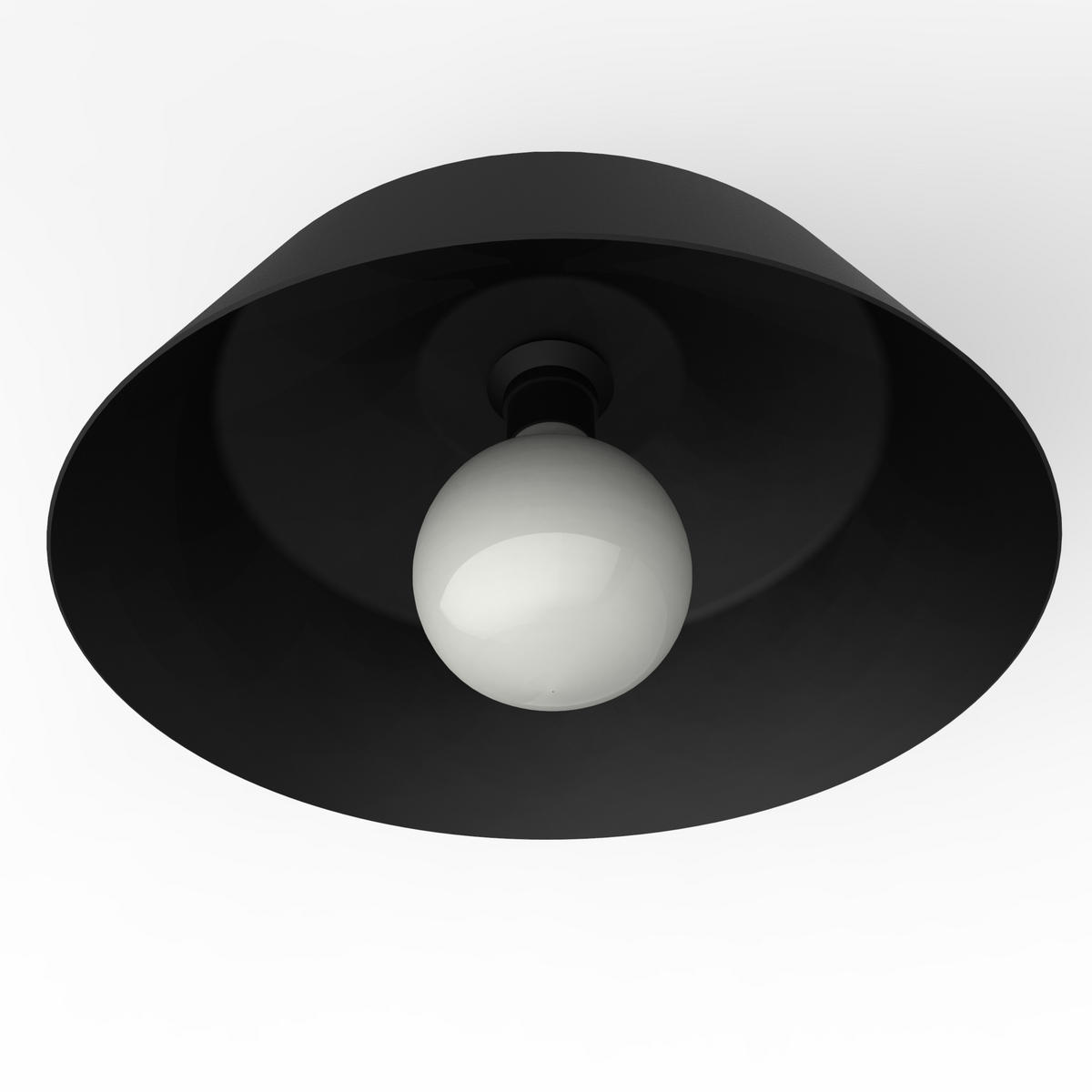 DECKENLEUCHTE - Schwarz, Metall (35/35/20cm) - Lumicom