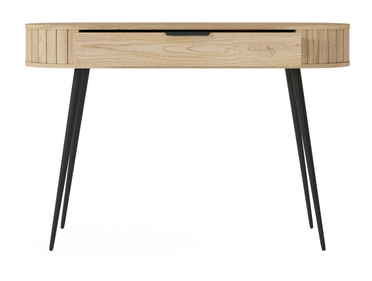 SCHMINKTISCH 120 cm mit Schublade Delano, Eiche Cremona - Eichefarben, Holz (40/120/80cm) - Emporius